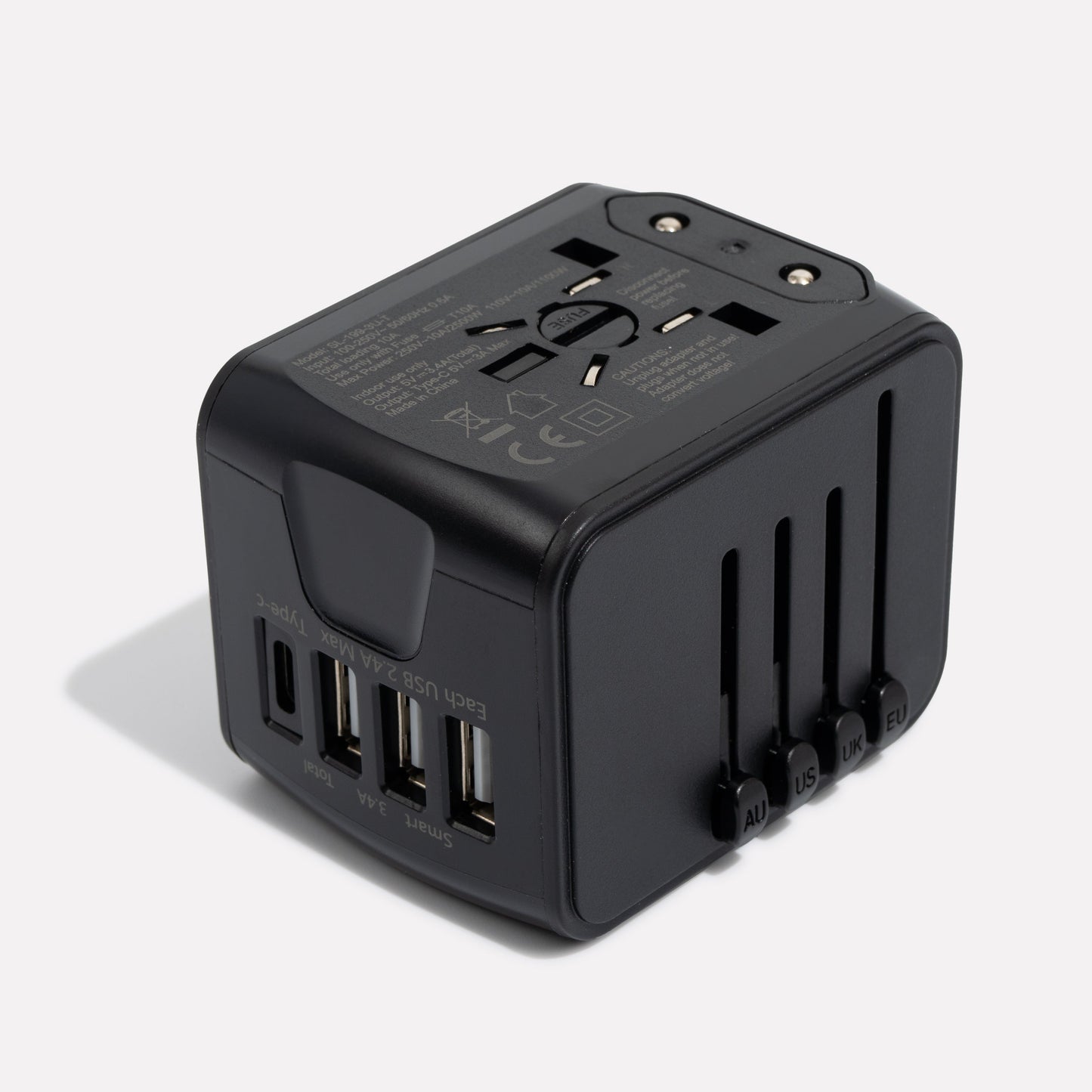 PlugMate™ |  En kompakt adapter til at oplade alle enheder, overalt!