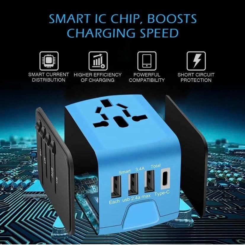 PlugMate™ |  En kompakt adapter til at oplade alle enheder, overalt!