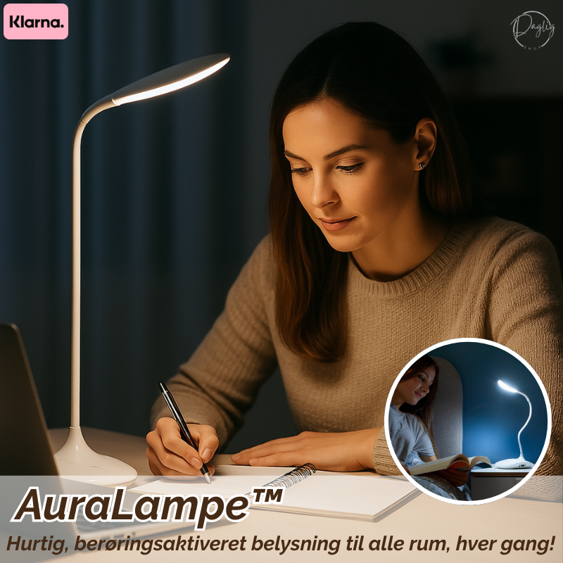 AuraLampe™ | Hurtig, berøringsaktiveret belysning til alle rum, hver gang!