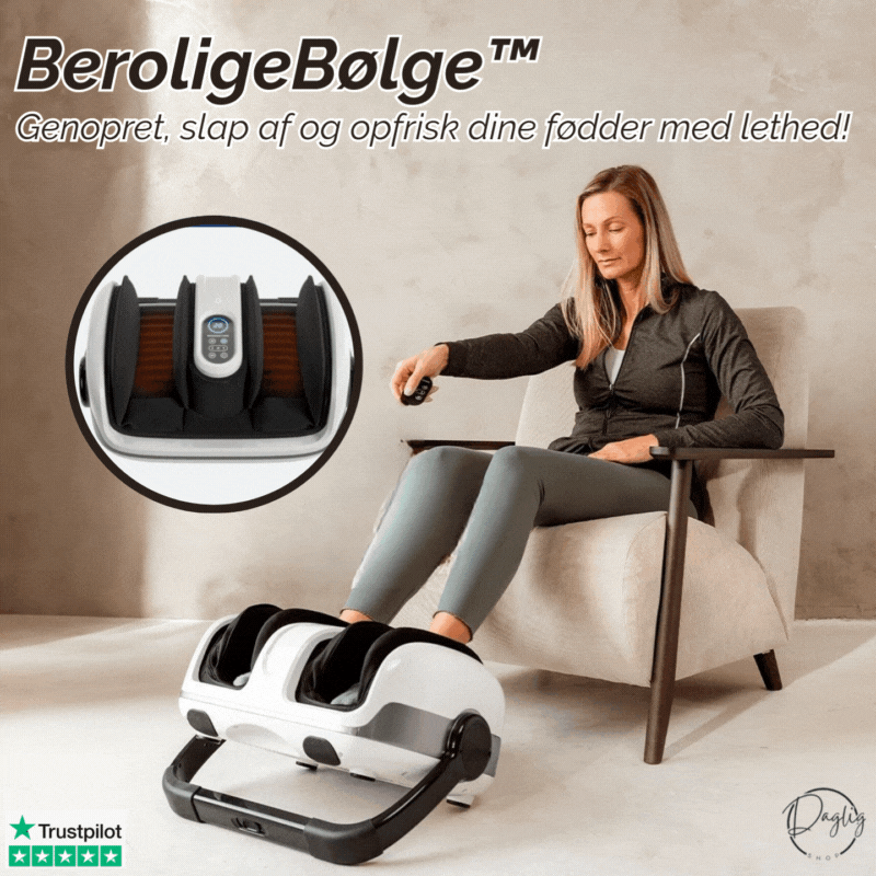 BeroligeBølge™ | Genopret, slap af og opfrisk dine fødder med lethed!