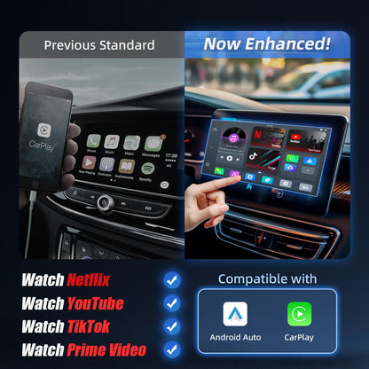 DriveCast™ | Ikke mere tilslutning – problemfri CarPlay og Android Auto hver gang