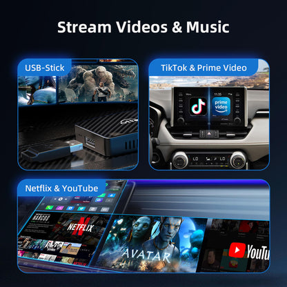 DriveCast™ | Ikke mere tilslutning – problemfri CarPlay og Android Auto hver gang