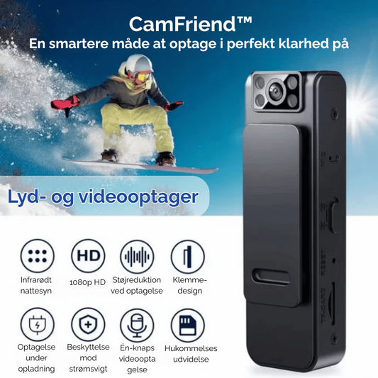 CamFriend™ | En smartere måde at optage i perfekt klarhed på