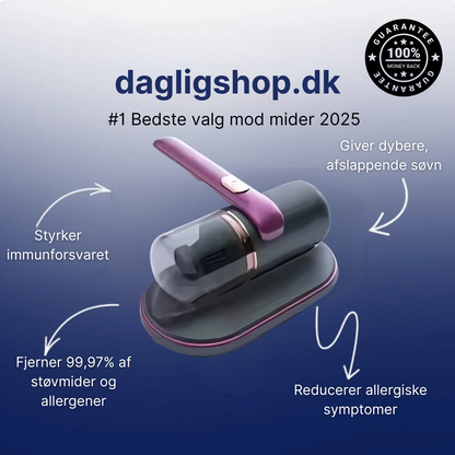 HygieVac™ | Sig farvel til støv og allergener - øjeblikkeligt