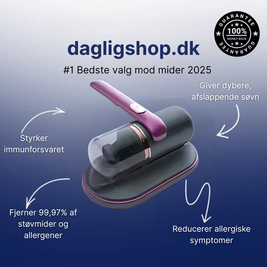 HygieVac™ | Sig farvel til støv og allergener - øjeblikkeligt
