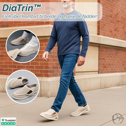 DiaTrin™ | Fleksibel komfort til brede og hævede fødder!