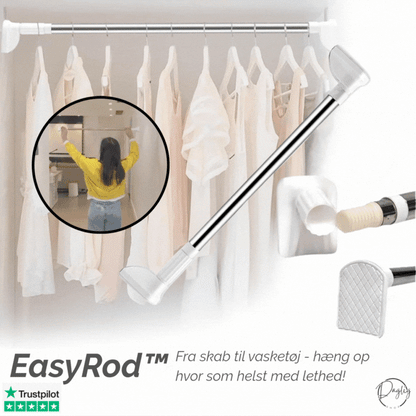 EasyRod™ | Fra skab til vasketøj - hæng op hvor som helst med lethed!