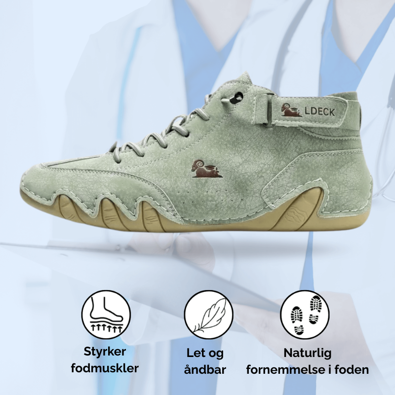 FlexSko™ | Forbedr kropsholdning, reducer smerte, gå frit!