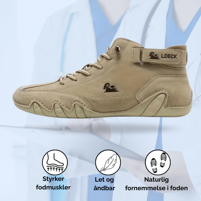 FlexSko™ | Forbedr kropsholdning, reducer smerte, gå frit!