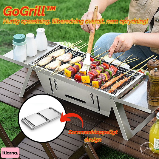 GoGrill™ | Hurtig opsætning, tilberedning overalt, nem oprydning!