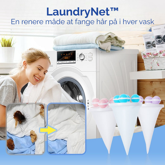 LaundryNet™ | En renere måde at fange hår på i hver vask