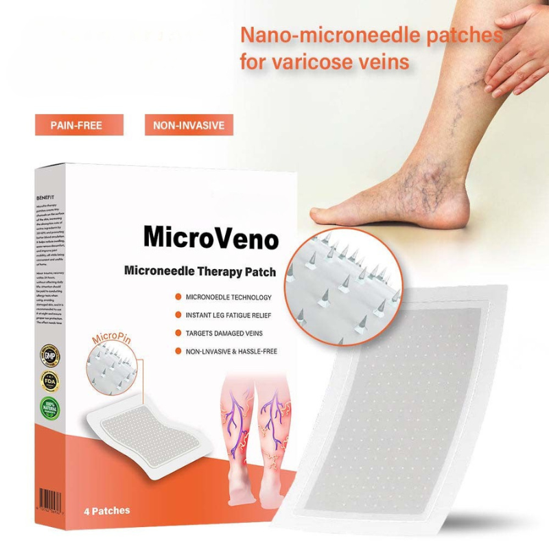 MikroPatch™ | Øjeblikkelig lindring af åreknuder og trætte ben, uden brug af nåle!