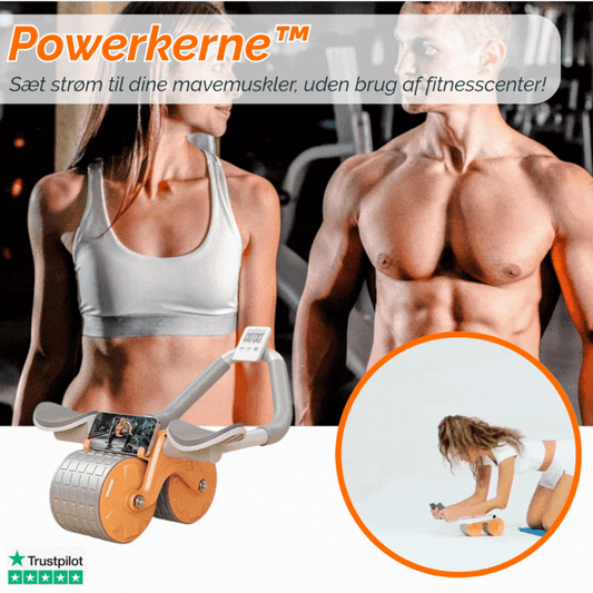 Powerkerne™ | Sæt strøm til dine mavemuskler, uden brug af fitnesscenter!