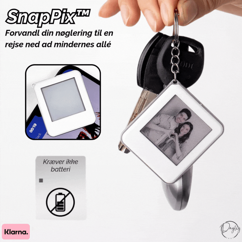SnapPix™ | Forvandl din nøglering til en rejse ned ad mindernes allé