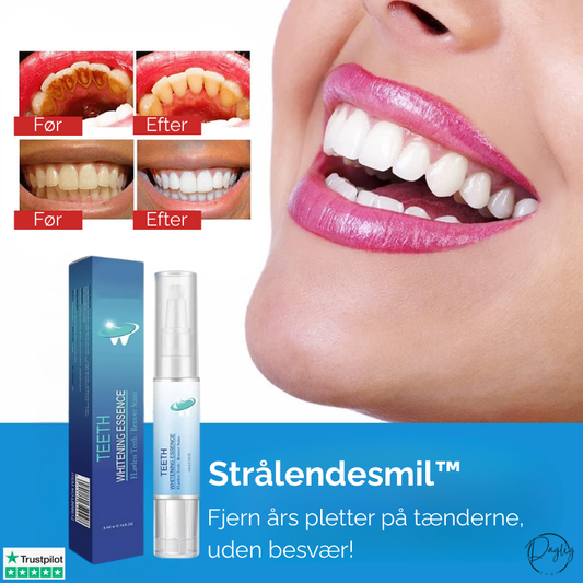 Strålendesmil™ | Fjern års pletter på tænderne, uden besvær!